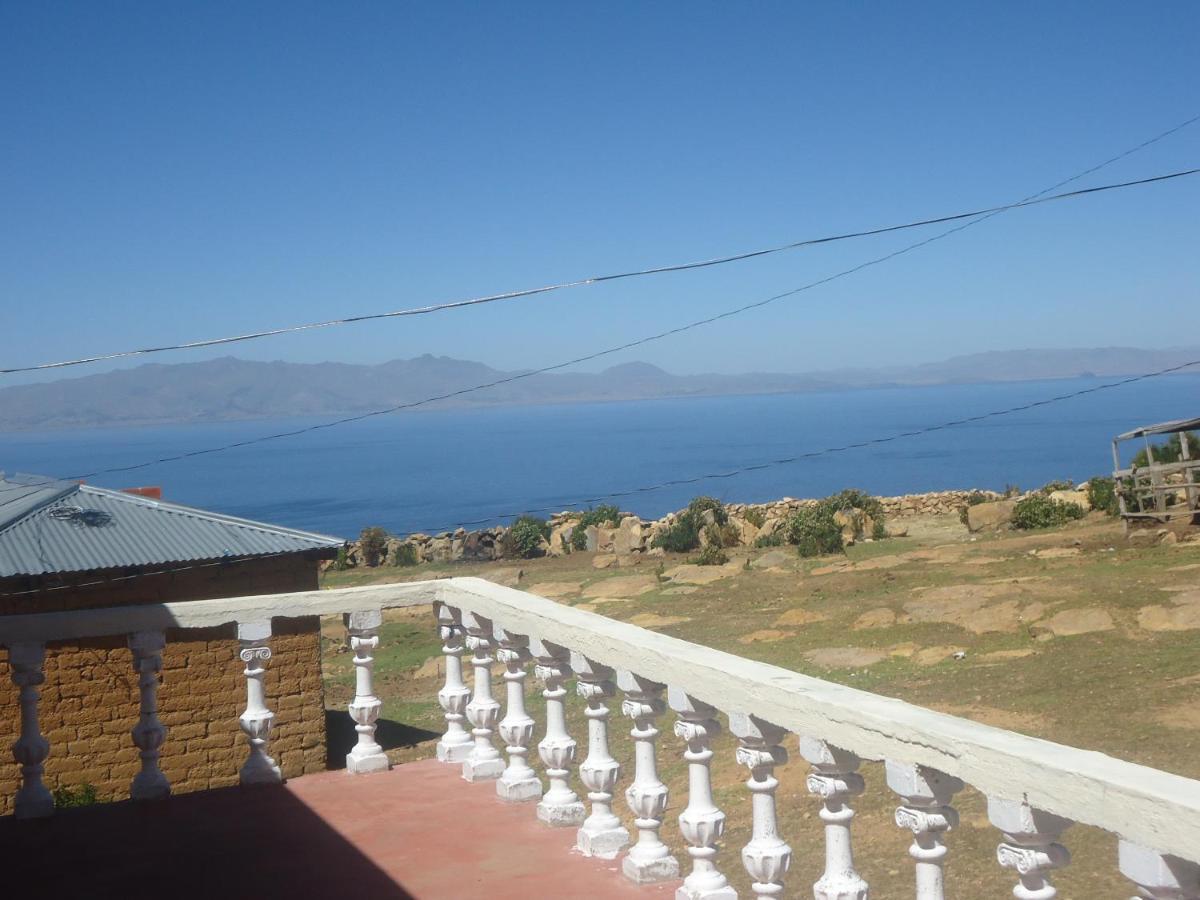 Hostal Del Sol Isla Del Sol Kültér fotó
