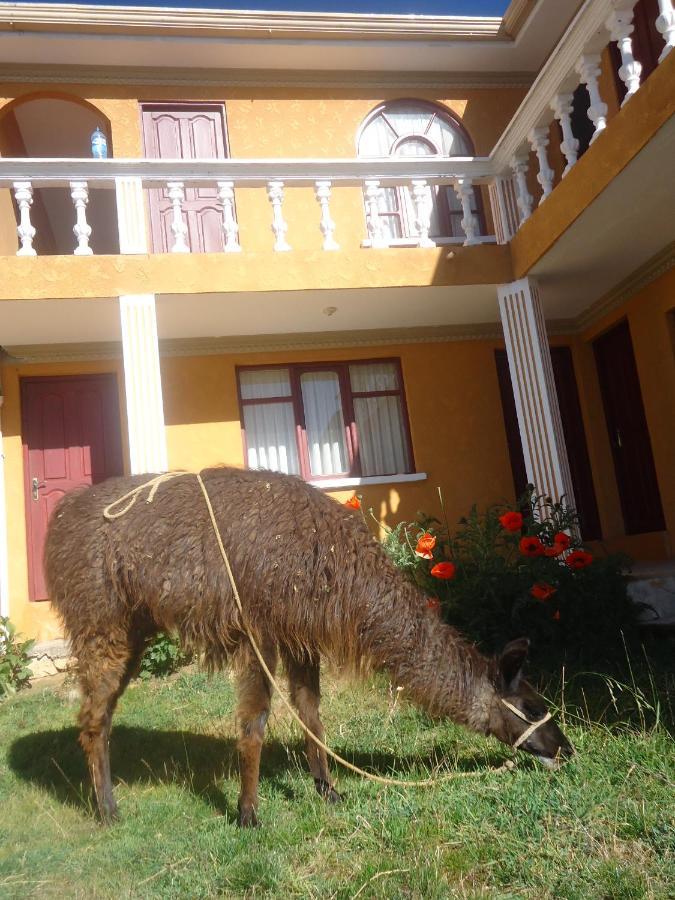 Hostal Del Sol Isla Del Sol Kültér fotó