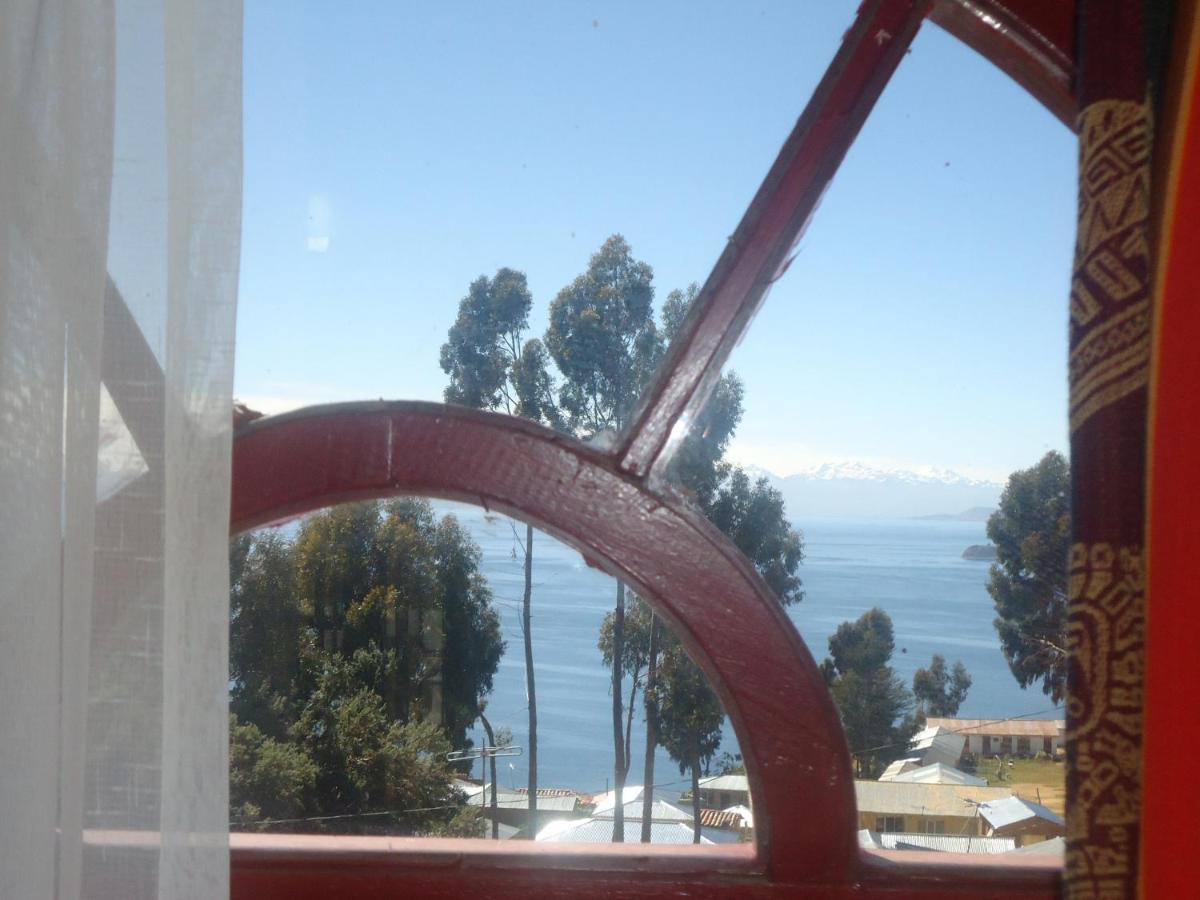 Hostal Del Sol Isla Del Sol Kültér fotó
