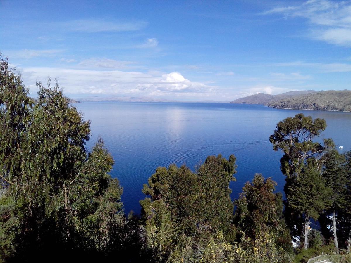 Hostal Del Sol Isla Del Sol Kültér fotó