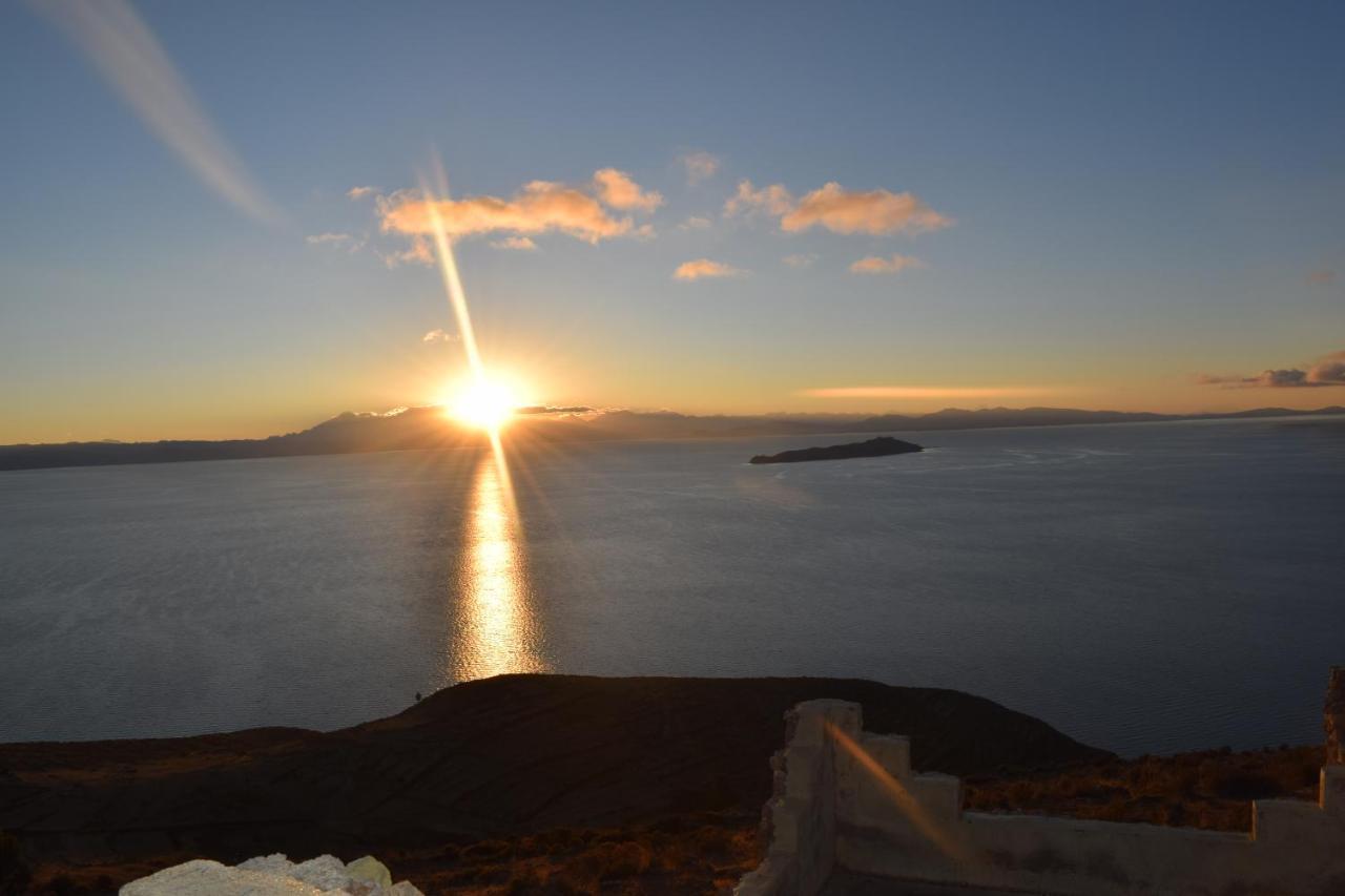 Hostal Del Sol Isla Del Sol Kültér fotó