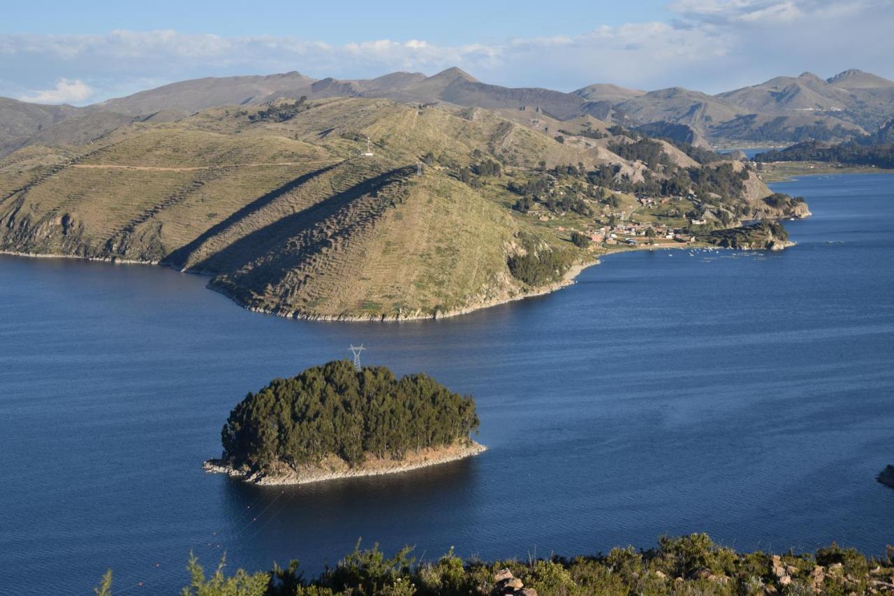 Hostal Del Sol Isla Del Sol Kültér fotó